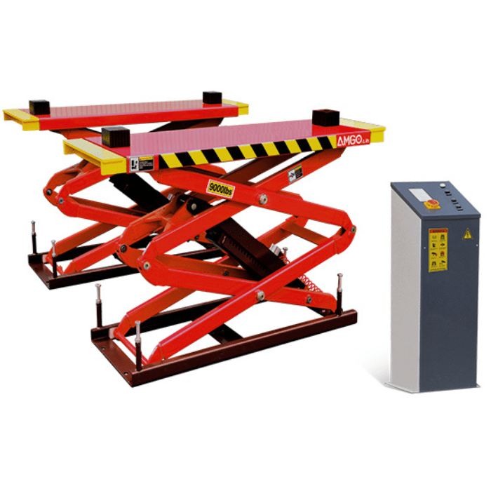 XL-9F by AMGO, 9,000 lb flush-mount scissor lift