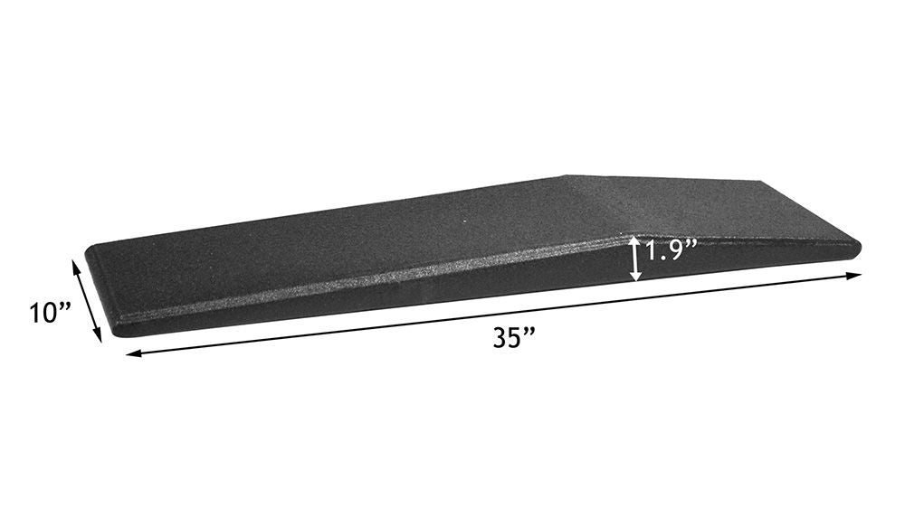 BT-TT-7-EX-10 dimension drawing, 35 inch length, 10 inch width, 1.9 inch height