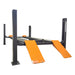 Daytona LFPA12 four post alignment lift angled view