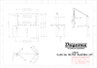 Daytona LTPA10 engineer stamped dimensional blueprint: 141.5 inch overall height, 126.8 to 138.6 inch overall width, 89.4 to 101.2 inch drive-thru clearance