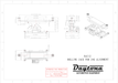 Daytona RAJ12 engineer stamped dimensional blueprint