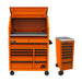 Homak 41" RS Pro Hutch Combo w/ Free Side Cabinet in Competition Orange