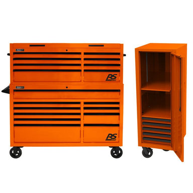 Homak 54" RS Pro Combo w/ Free Side Locker in Competition Orange