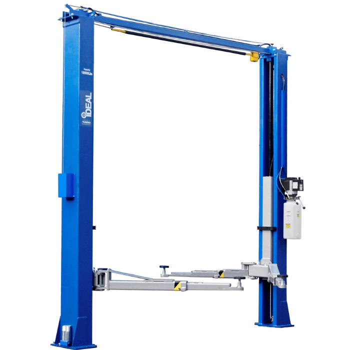 iDEAL TP10KAC-DX 10,000 lb 2 post car lift clear floor design
