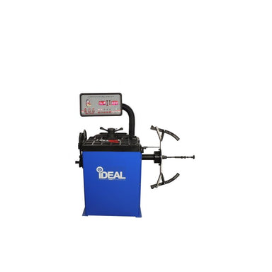 iDEAL WB-953-B-MCAB-K motorcycle wheel balancer with motorcycle adapter, front view