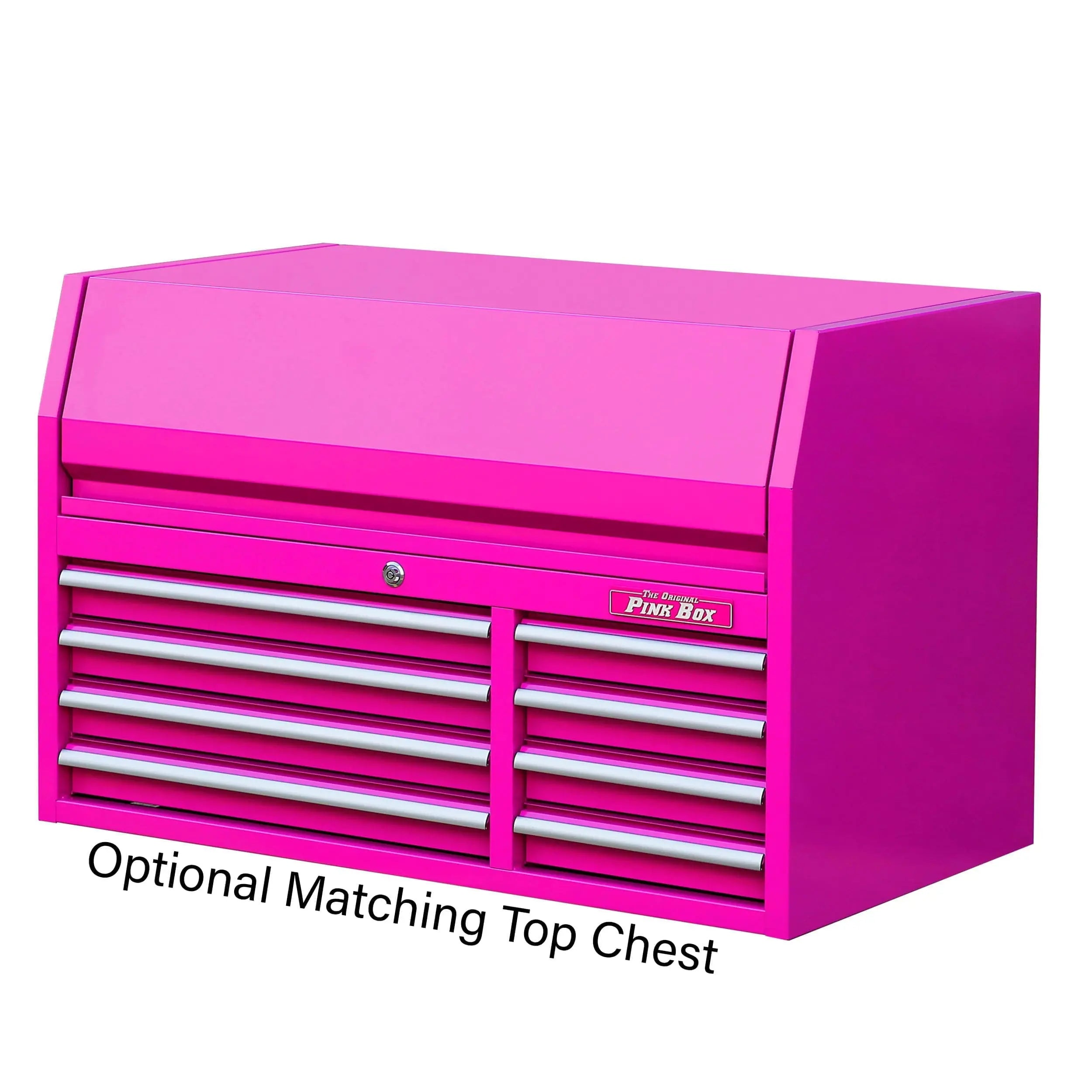 Pink toolbox top chest optional matching 8 drawer PB4108C