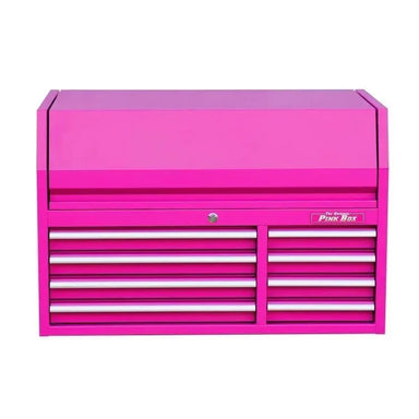 Pink 41 inch 8 drawer top chest front view
