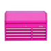 Pink 41 inch 8 drawer top chest front view