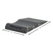 Race Ramps FlatStoppers dimensional drawing, 28 inch length, 3.29 inch height, 8.9 degree approach