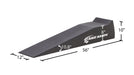 Race Ramps 56 inch ramp dimensions, 56 inches long by 12 inches wide with 8 inch lift and 10.8 degree approach