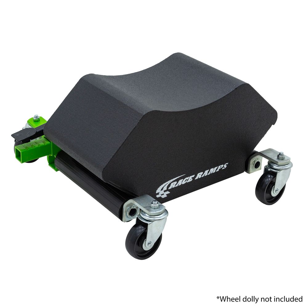Race Ramps Crib Cruiser mounted on a wheel dolly, dolly not included