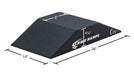 Race Ramps RR-SR dimensions, 26 inches long by 14 inches wide by 4.75 inches tall with 25 degree approach