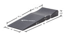 Race Ramps RR-TM-FRT dimensions, 40 inches long by 14 inches wide with 7 degree approach