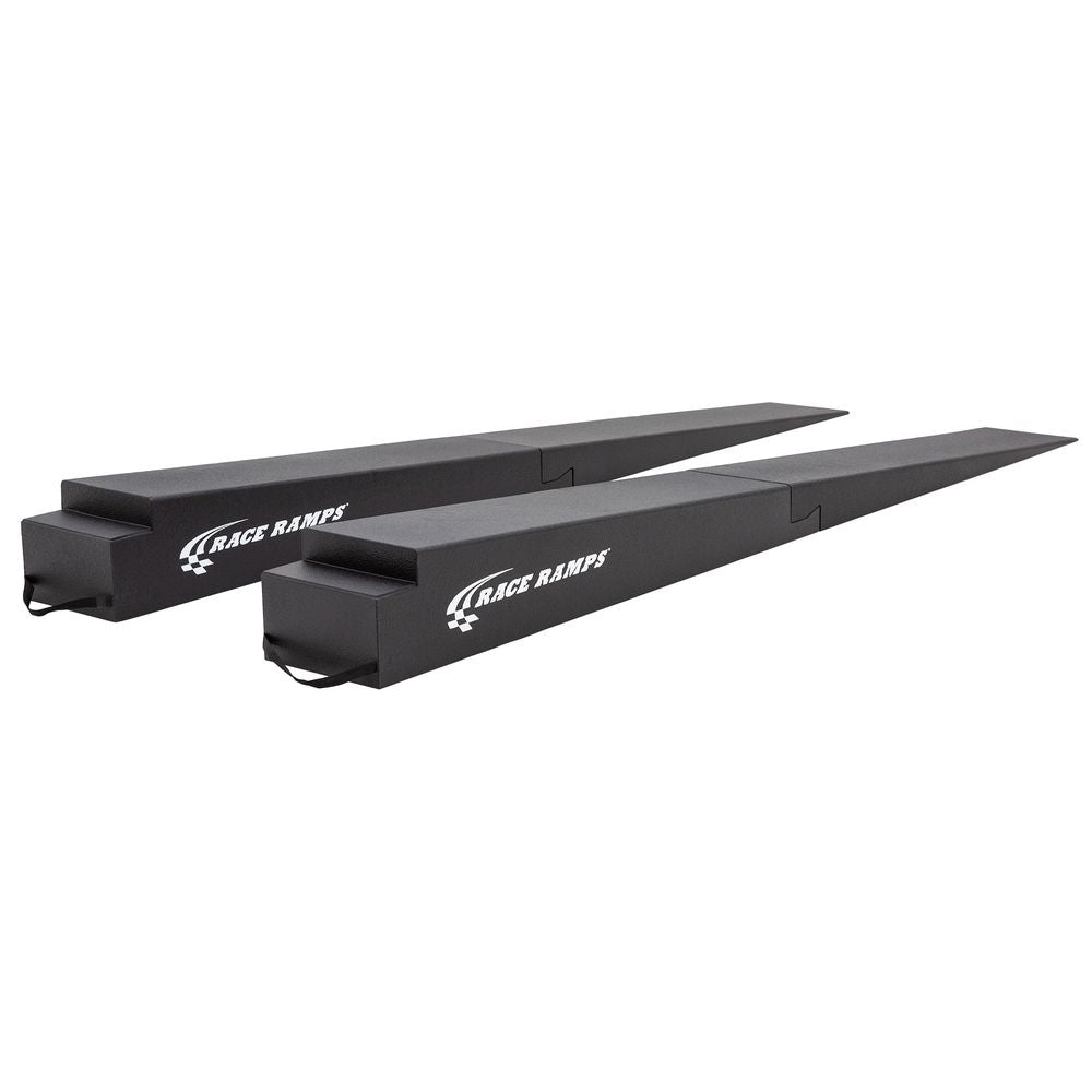 Race Ramps RR-TR-11-2 pair of two piece 11 inch GT trailer ramps in black expanded foam