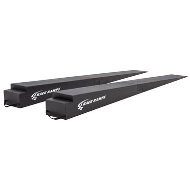 Race Ramps RR-TR-11-2 pair of two piece 11 inch GT trailer ramps in black expanded foam