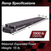 RR-TR-7 specification diagram, 74 inch length, 14 inch width, 7 inch height, 5.5 degree approach, 1500 pound capacity