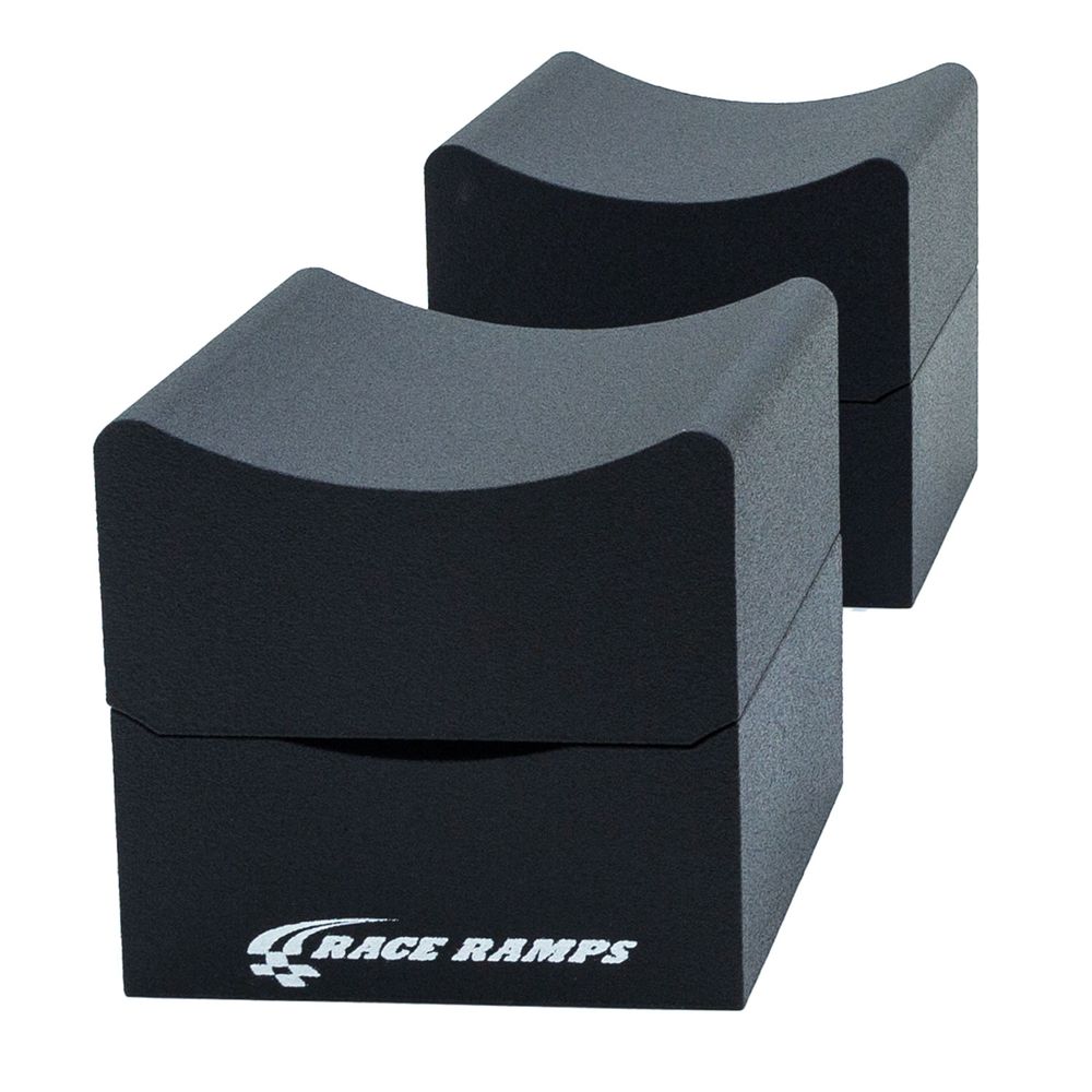 Race Ramps 14 inch two piece supercar wheel cribs at full height