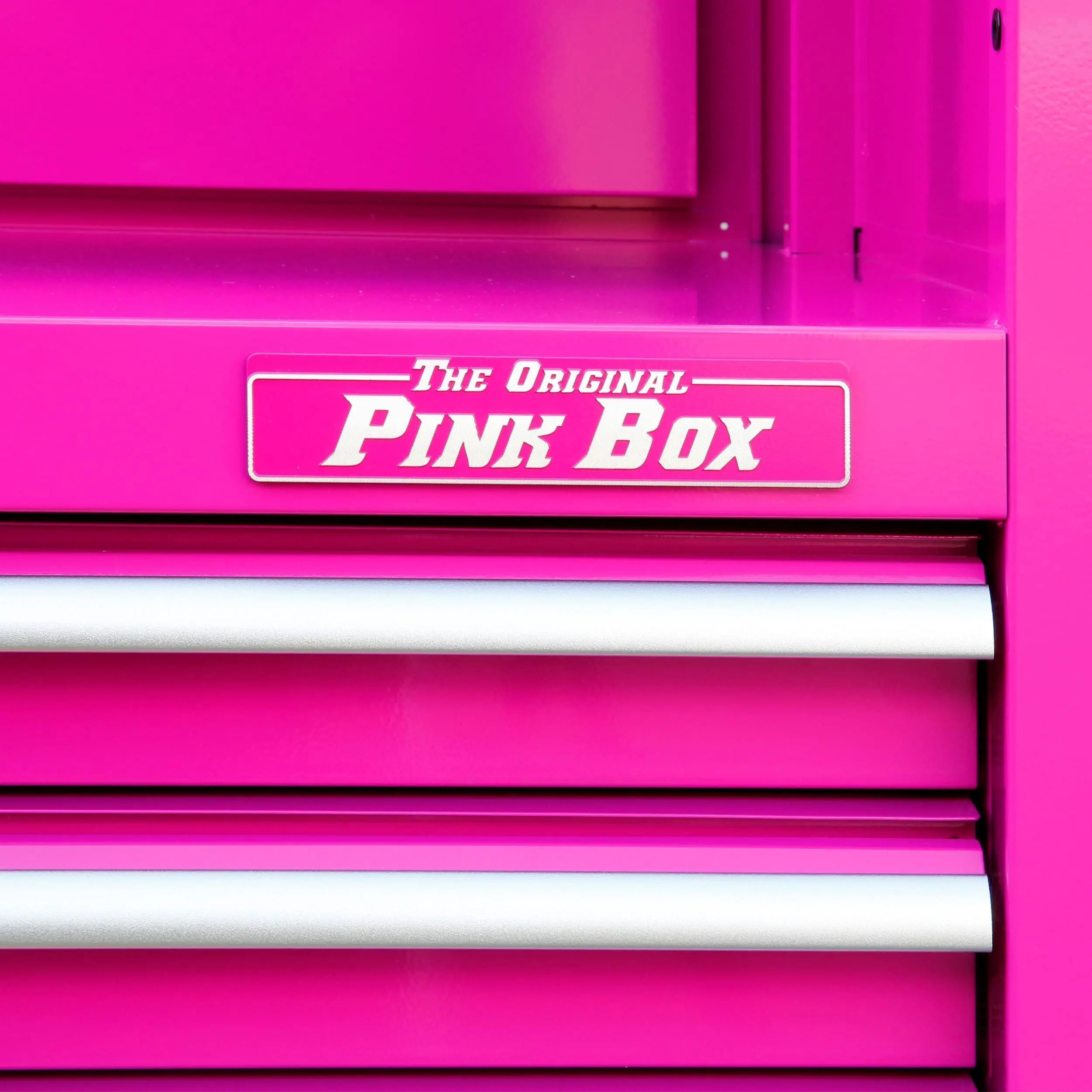 The Original Pink Box logo closeup