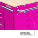 The Original Pink Box Workstation Side Panel Pegboard