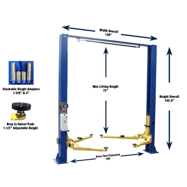 TP9KSCX Symmetric Lift with Specs Overlay
