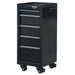 Viper tool cart front view black