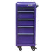 Viper tool cart purple front view
