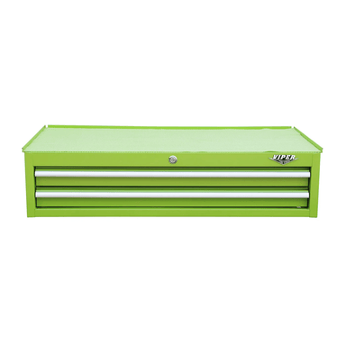 viper tool storage 41 inch intermediate chest lime green front