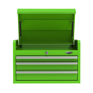 Viper Tool Storage LB2603CSC front view open lid showing storage space