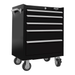 Viper Tools 26 Inch 5 Drawer Rolling Cabinet Side Angle View