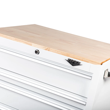 viper tools 30 inch white rolling cabinet 5 drawers open premium series