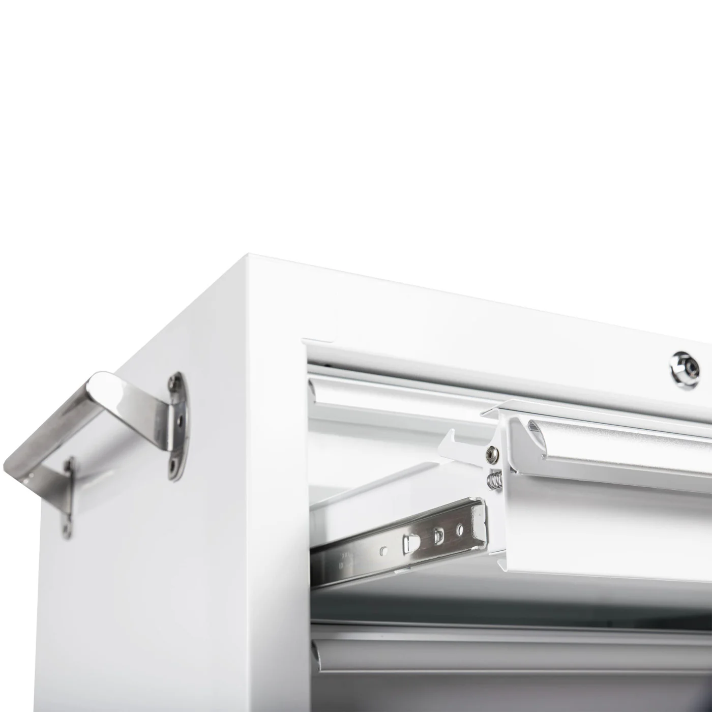 viper tools drawer slide close-up with handle