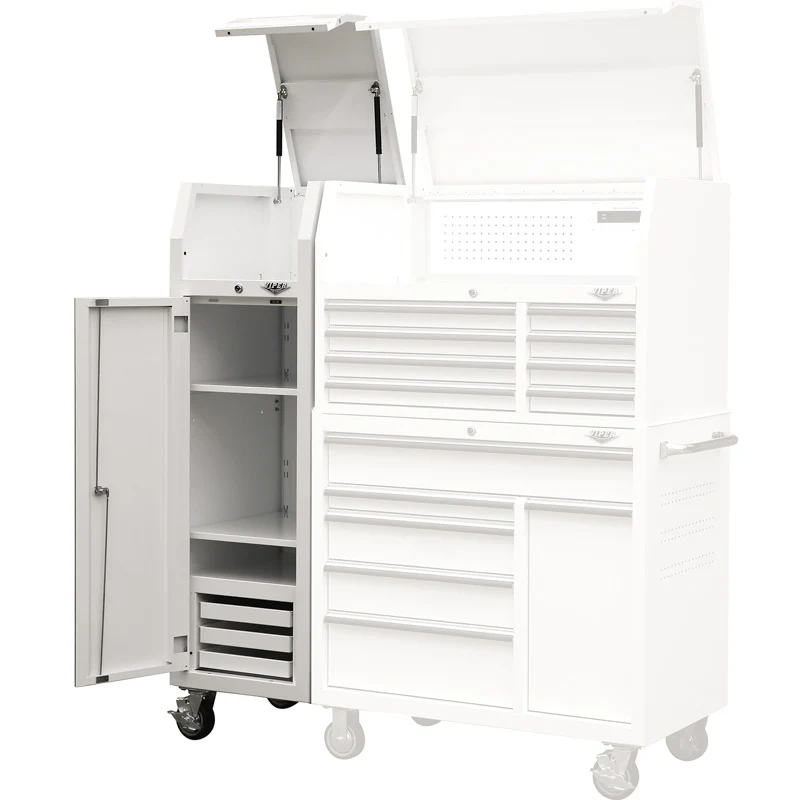 Viper Tools Side Locker Attached to Viper Tool Chest Open View